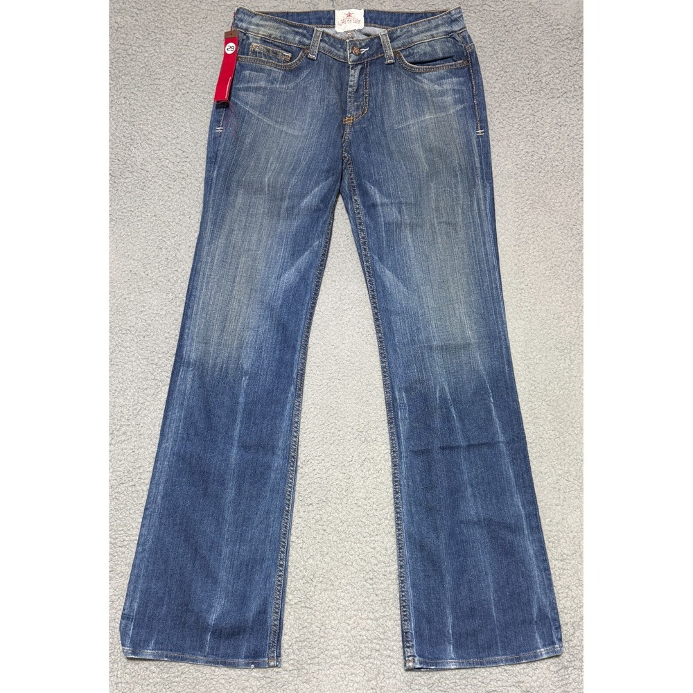 People's Liberation Bella Bootcut Jeans 19" Monacco Medium Wash 29x34 NEW